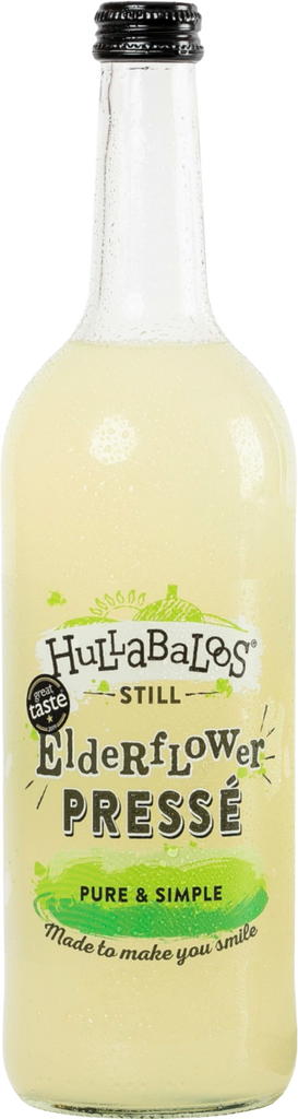 HULLABALOOS Still Elderflower Presse 750ml (Pack of 6)