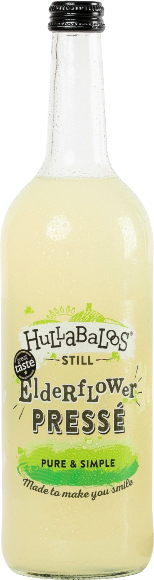 HULLABALOOS Still Elderflower Presse 750ml (Pack of 6)