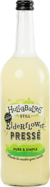 HULLABALOOS Still Elderflower Presse 750ml (Pack of 6)