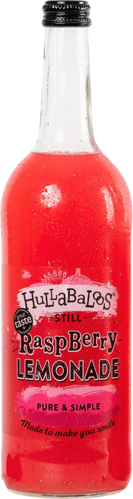 HULLABALOOS Still Raspberry Lemonade 750ml (Pack of 6)