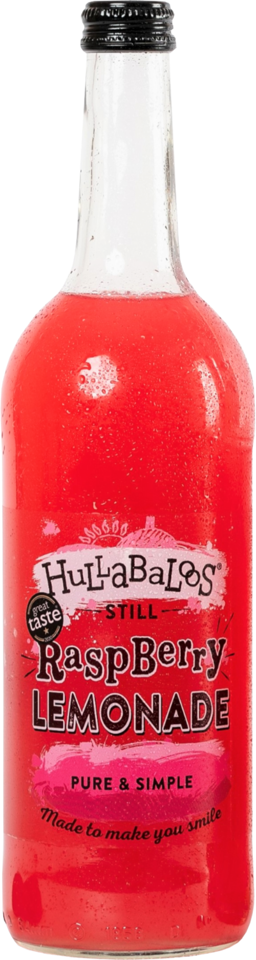 HULLABALOOS Still Raspberry Lemonade 750ml (Pack of 6)