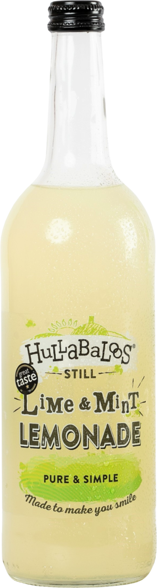 HULLABALOOS Still Lime & Mint Lemonade 750ml (Pack of 6)