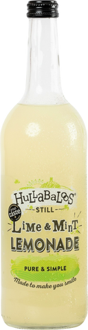 HULLABALOOS Still Lime & Mint Lemonade 750ml (Pack of 6)