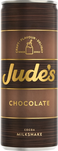 JUDE'S Chocolate Cocoa Milkshake 250ml (Pack of 12)