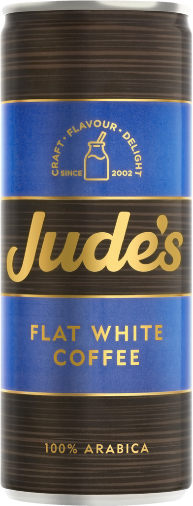 JUDE'S Flat White Coffee 250ml (Pack of 12)