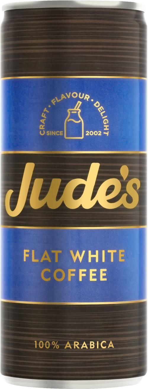 JUDE'S Flat White Coffee 250ml (Pack of 12)