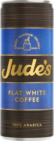 JUDE'S Flat White Coffee 250ml (Pack of 12)