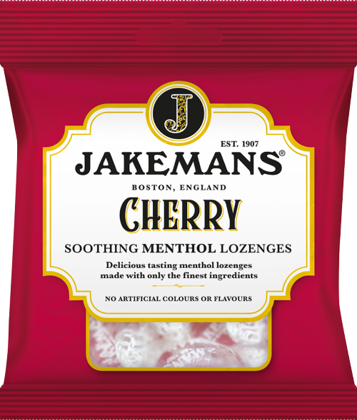 JAKEMANS Cherry Lozenges 73g (Pack of 12)