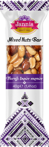 JANNIS Mixed Nuts Bar 40g (Pack of 20)
