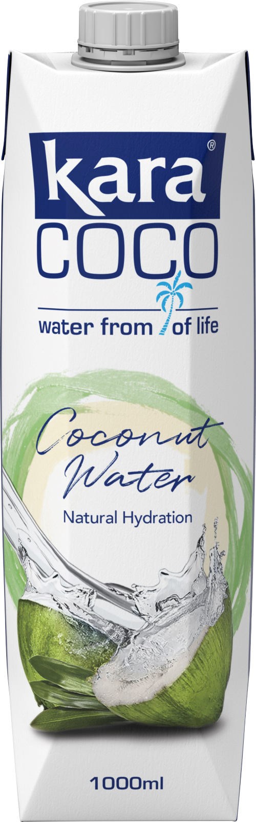 KARA COCO Coconut Water 1L (Pack of 6)