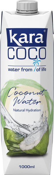 KARA COCO Coconut Water 1L (Pack of 6)