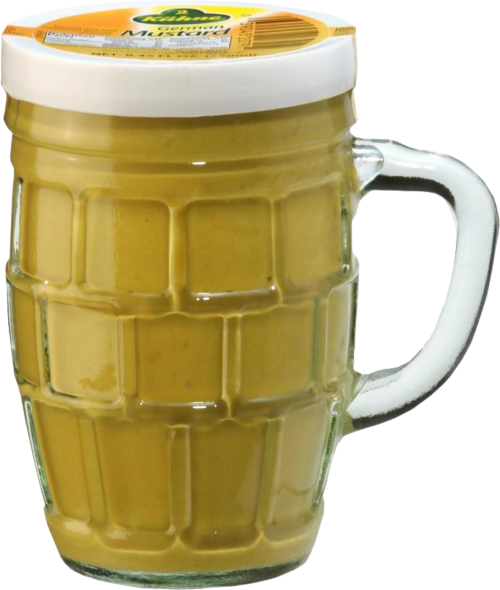 KUHNE German Mustard / Beer Mug Glass 250ml (Pack of 15)