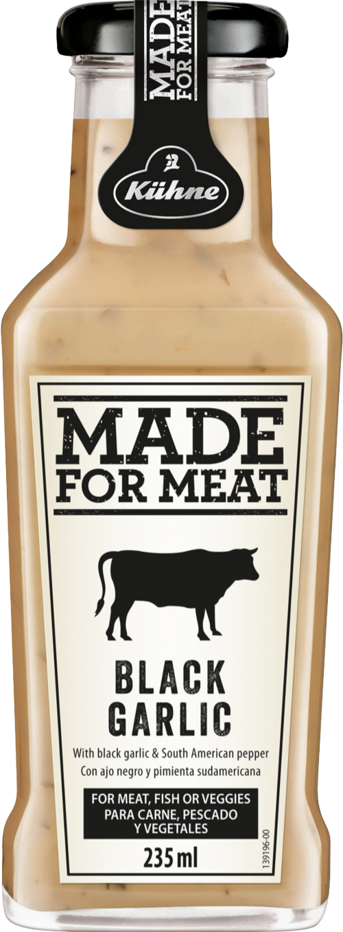 KUHNE Made for Meat - Black Garlic Sauce 235ml (Pack of 8)