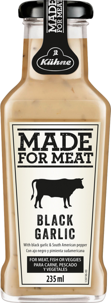 KUHNE Made for Meat - Black Garlic Sauce 235ml (Pack of 8)