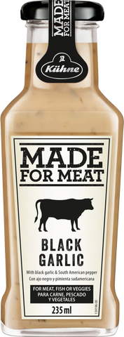 KUHNE Made for Meat - Black Garlic Sauce 235ml (Pack of 8)