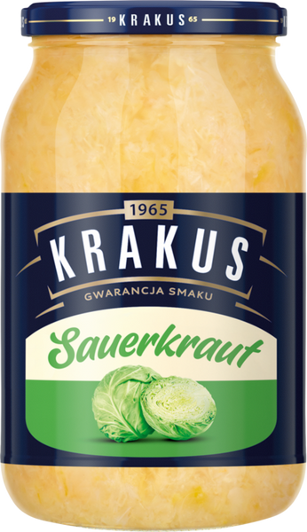 KRAKUS Sauerkraut 900g (Pack of 6)