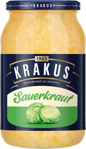 KRAKUS Sauerkraut 900g (Pack of 6)