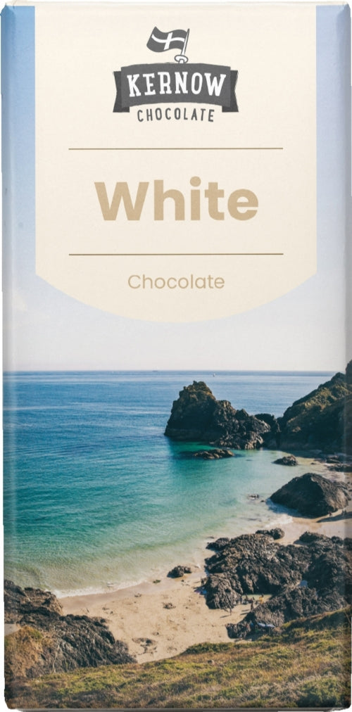 KERNOW White Chocolate Bar 100g (Pack of 20)