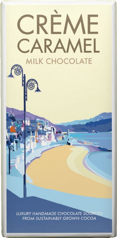 KERNOW Becky Bettesworth Creme Caramel Milk Choc Bar 100g (Pack of 20)