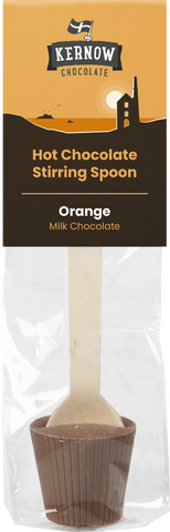 KERNOW Hot Chocolate Stirring Spoon - Orange 37g (Pack of 20)