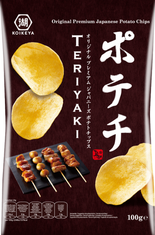 KOIKEYA Potato Crisps - Teriyaki 100g (Pack of 12)