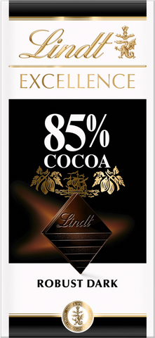 LINDT Excellence Dark 85% Cocoa Bar 100g (Pack of 20)