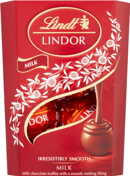 LINDT Lindor Milk Cornet 37g (Pack of 14)