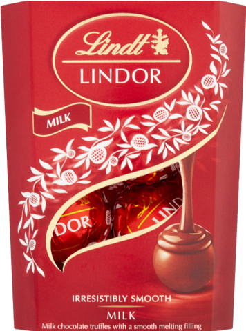 LINDT Lindor Milk Cornet 37g (Pack of 14)