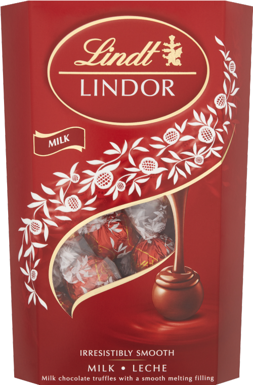 LINDT Lindor Milk Cornet 337g (Pack of 6)