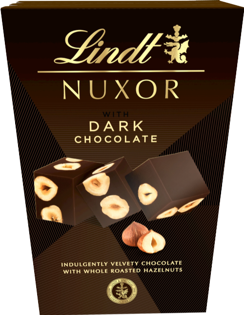 LINDT Nuxor Dark Chocolate 150g (Pack of 8)