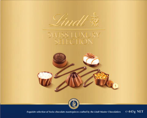 LINDT Swiss Luxury Selection 443g (Pack of 6)