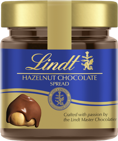 LINDT Hazelnut Chocolate Spread 200g (Pack of 6)