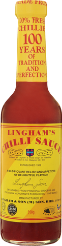 LINGHAM'S Chilli Sauce 358g (Pack of 6)