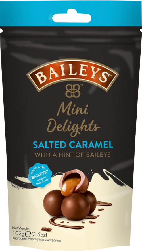 BAILEYS Salted Caramel Chocolate Mini Delights 102g (Pack of 8)