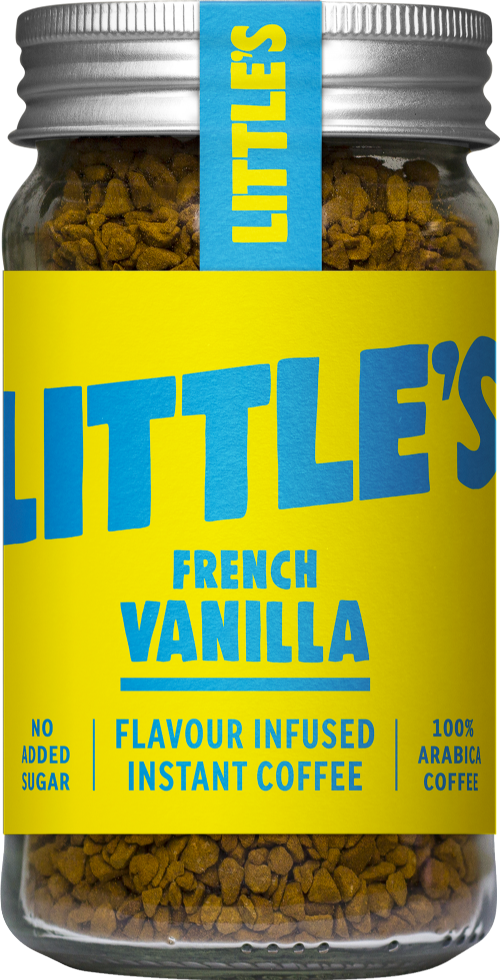 LITTLE'S French Vanilla Flavour Instant Coffee 50g (Pack of 6)