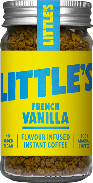 LITTLE'S French Vanilla Flavour Instant Coffee 50g (Pack of 6)