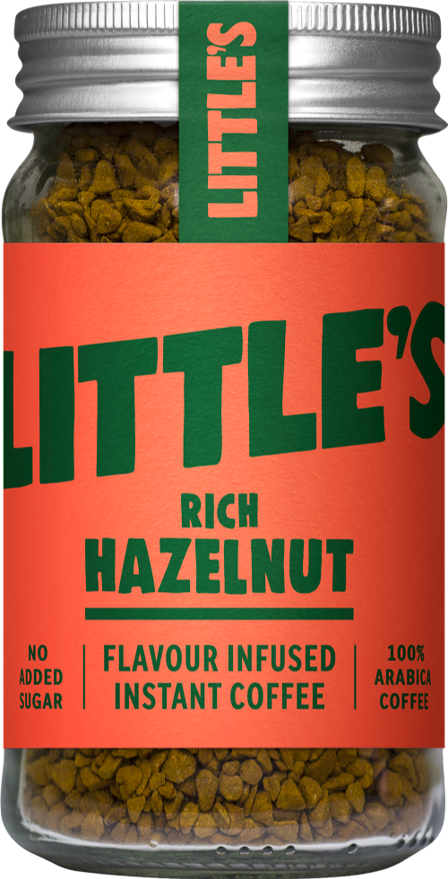 LITTLE'S Rich Hazelnut Flavour Instant Coffee 50g (Pack of 6)