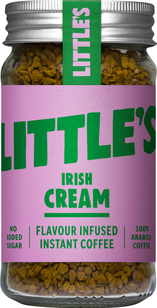 LITTLE'S Irish Cream Flavour Instant Coffee 50g (Pack of 6)