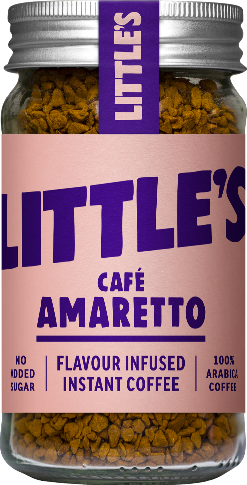 LITTLE'S Cafe Amaretto Flavour Instant Coffee 50g (Pack of 6)