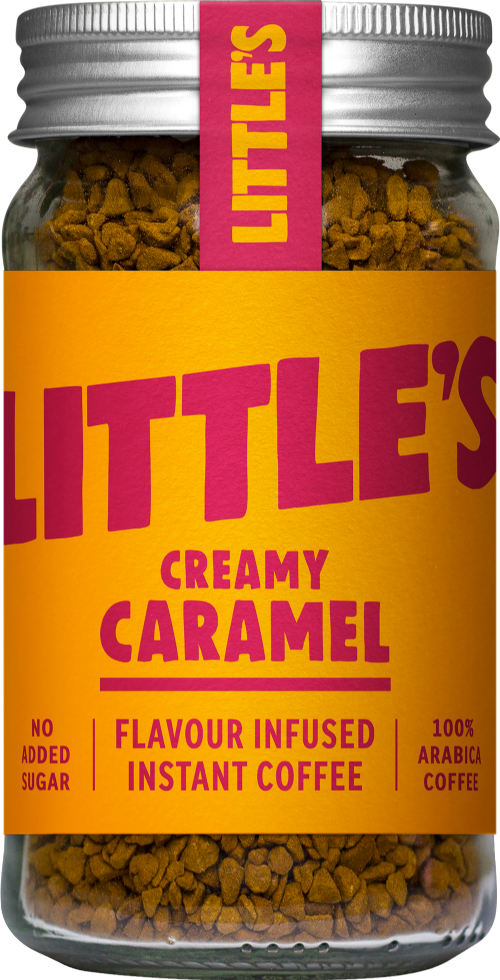 LITTLE'S Creamy Caramel Flavour Instant Coffee 50g (Pack of 6)