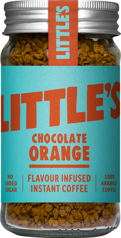 LITTLE'S Chocolate Orange Flavour Instant Coffee 50g (Pack of 6)