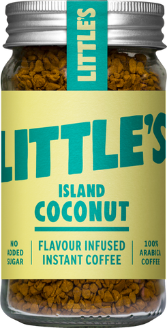 LITTLE'S Island Coconut Flavour Instant Coffee 50g (Pack of 6)