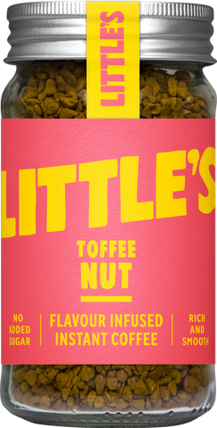 LITTLE'S Toffee Nut Flavour Instant Coffee 50g (Pack of 6)