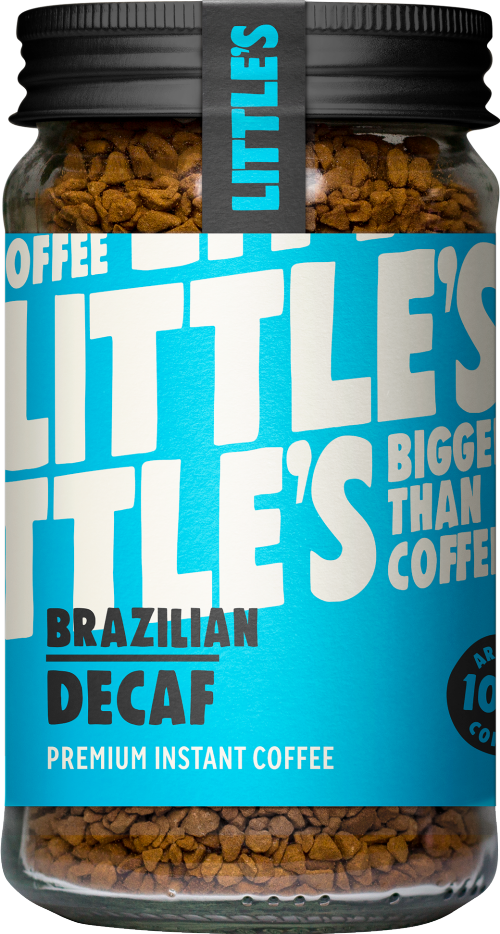 LITTLE'S Brazilian Decaf Premium Instant Coffee 50g (Pack of 6)