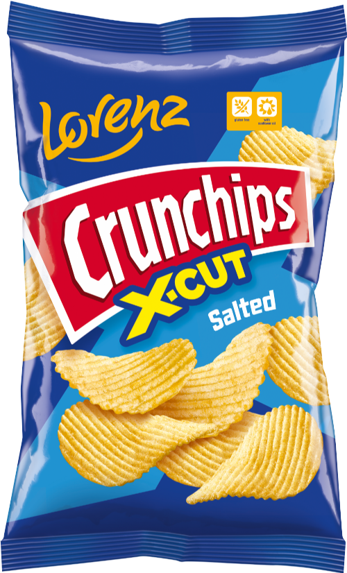 LORENZ Crunchips - Salted 130g (Pack of 10)