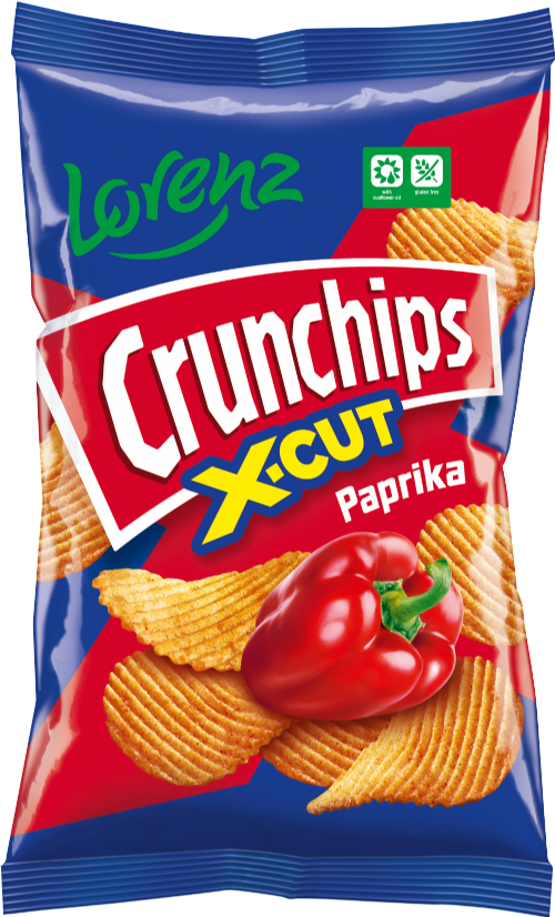 LORENZ Crunchips - Paprika 130g (Pack of 10)