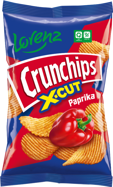LORENZ Crunchips - Paprika 130g (Pack of 10)