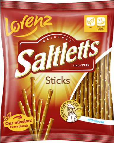 LORENZ Saltletts Sticks 150g (Pack of 18)