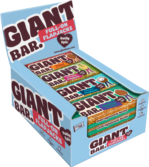 MA BAKER Giant Nut Bar 90g (Pack of 20)