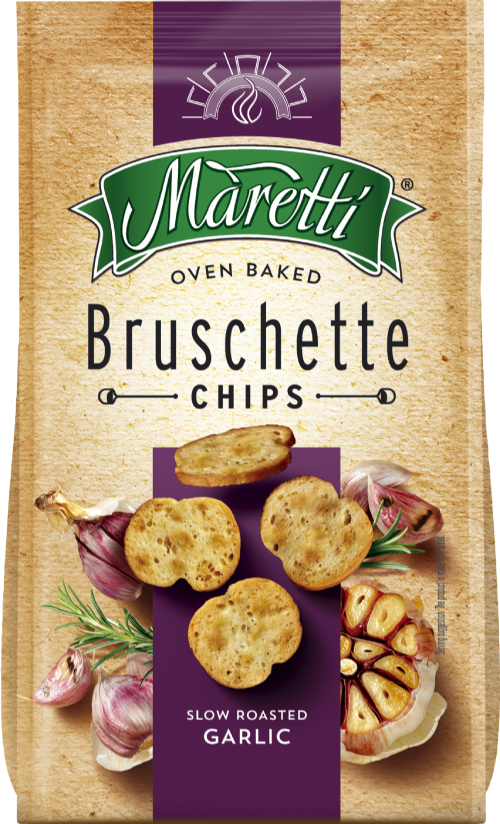 MARETTI Bruschette - Slow Roasted Garlic 70g (Pack of 21)